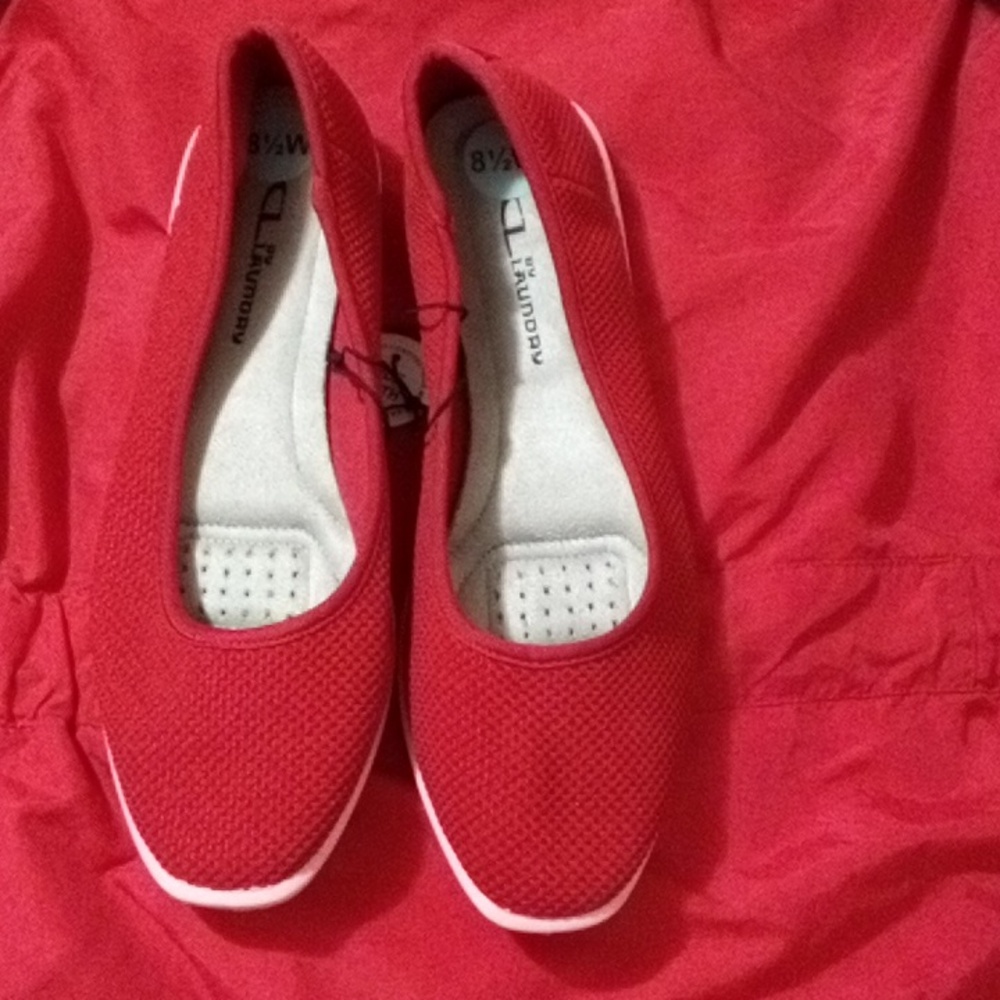Slip-on shoes.